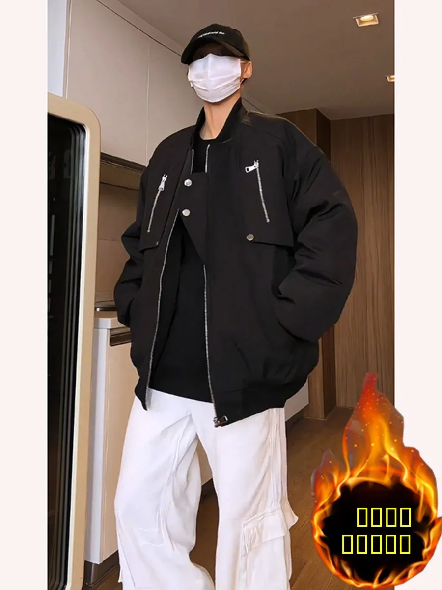 Men's Winter Warm Cotton Jaet Thiened Soft ell Fce Lined Workwear Outerwear Casual Cleanfit Zipper Closure Color
Men's Winter Warm Cotton Jaet Thiened Soft ell Fce Lined Workwear Outerwear Casual Cleanfit Zipper Closure Color