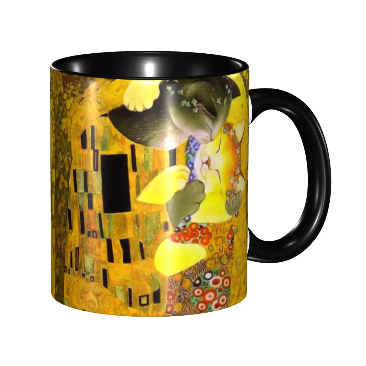 Pet Cat The Kiss Coffee Mug DIY Custom Gustav Klimt Ceramic Milk Tea Mug
Pet Cat The Kiss Coffee Mug DIY Custom Gustav Klimt Ceramic Milk Tea Mug
