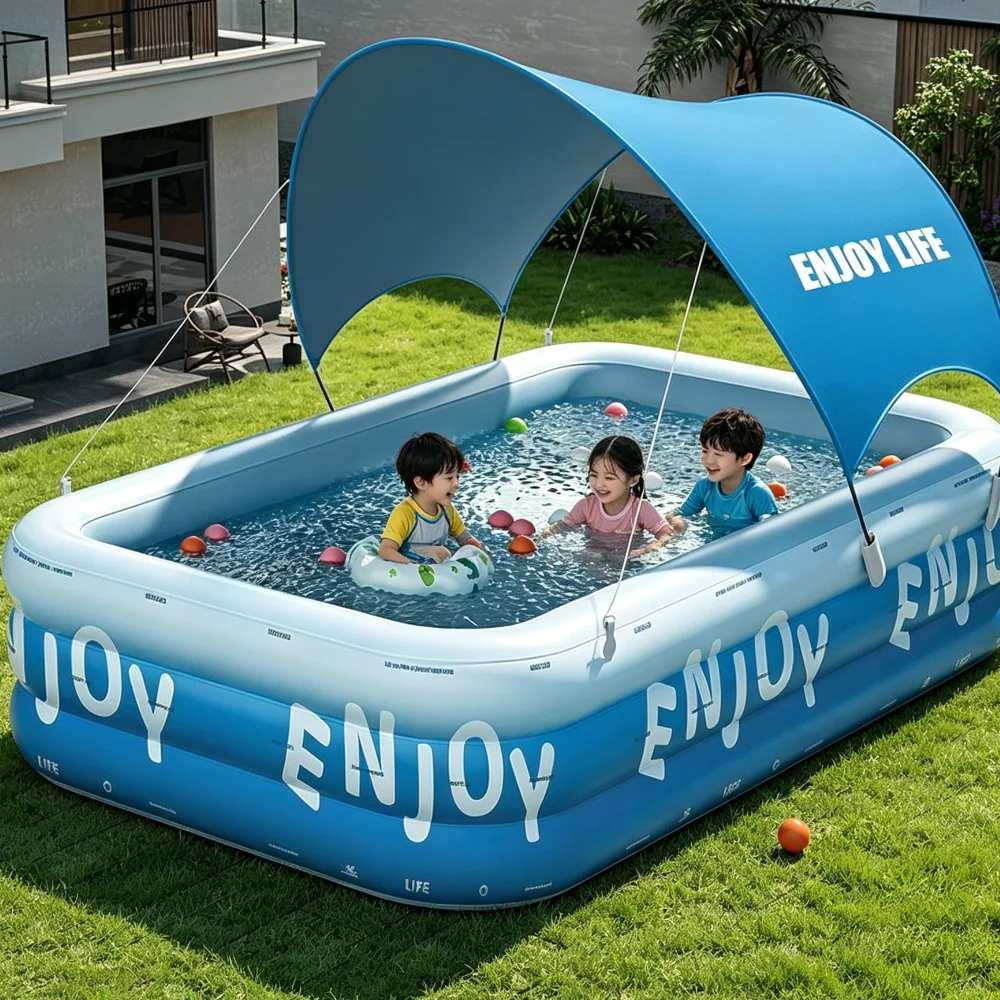 Inflatable Pool Oversized Thickened Family Swimming Pool for Outdoor Garden Backyard Water Party Games Large Blow Up Pools
Inflatable Pool Oversized Thickened Family Swimming Pool for Outdoor Garden Backyard Water Party Games Large Blow Up Pools
