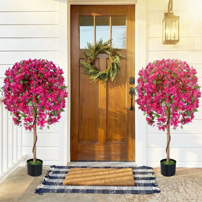 2 Pack Artificial Azalea Trees Faux Floral Plants with Vivid Blooming Flowers
2 Pack Artificial Azalea Trees Faux Floral Plants with Vivid Blooming Flowers