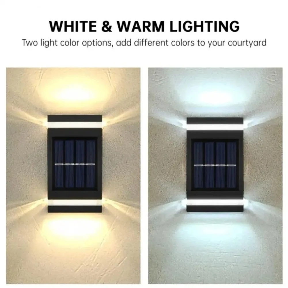 Super Bright Solar LED Light Waterproof Up Down Illuminate Wall Mount Lamp Easy Installation Modern Wall Washer Light
Super Bright Solar LED Light Waterproof Up Down Illuminate Wall Mount Lamp Easy Installation Modern Wall Washer Light