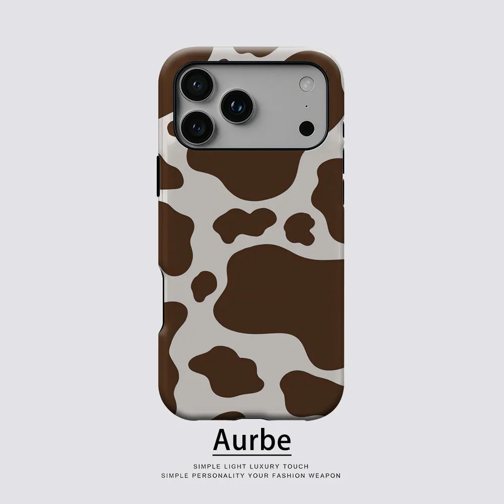 Aurbe Matte 2-in-1 Film Magsafe Case For iPhone 17 16 15 14 Plus 17 Pro Max Shockproof Hard Shell Cow Print Case
Aurbe Matte 2-in-1 Film Magsafe Case For iPhone 17 16 15 14 Plus 17 Pro Max Shockproof Hard Shell Cow Print Case