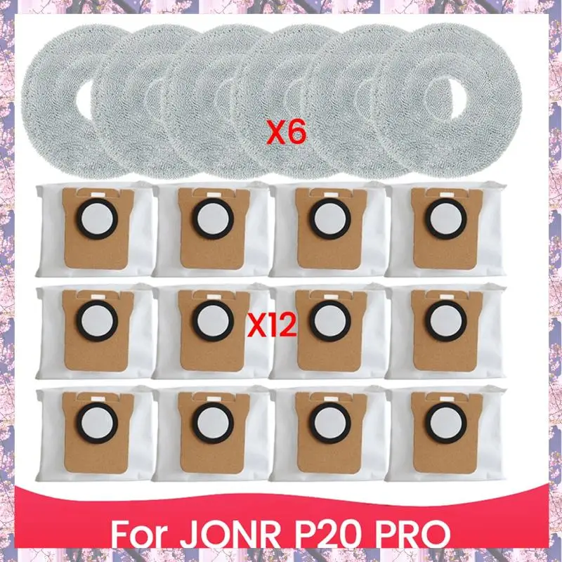 A59P New For JONR P20 PRO Vacuum Cleaner Dust Bag Mop Cloth Efficient Microfiber Spare Cleaning Accessories Kit 18PCS
A59P New For JONR P20 PRO Vacuum Cleaner Dust Bag Mop Cloth Efficient Microfiber Spare Cleaning Accessories Kit 18PCS