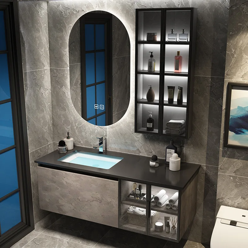 Rock slab all-in-one basin bathroom cabinet combination modern casualaccessible luxury wash basin wash basin bathroom suit
Rock slab all-in-one basin bathroom cabinet combination modern casualaccessible luxury wash basin wash basin bathroom suit