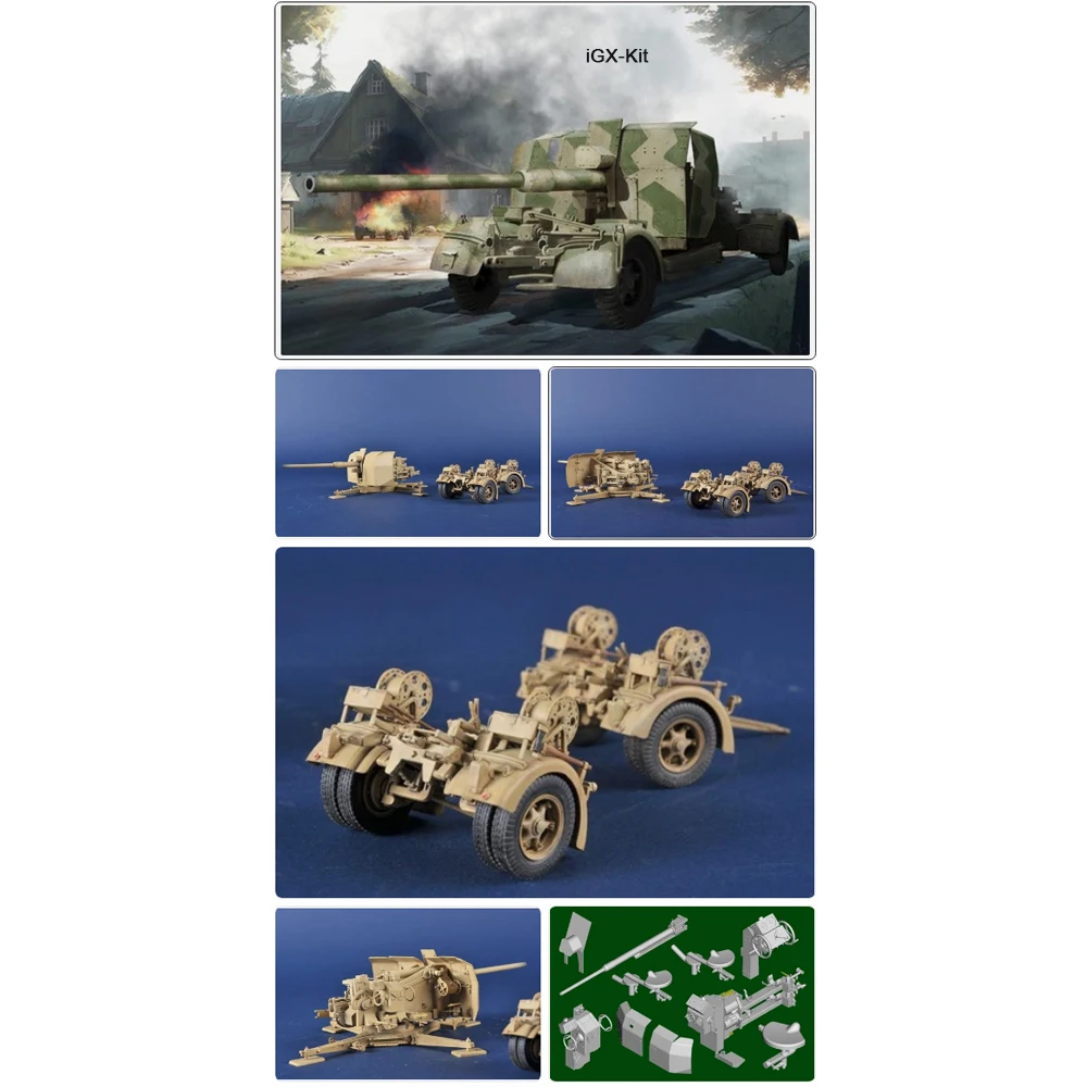 Trumpeter 02358 1/35 Scale 8.8cm Flak 41 Vehicle Craft Hobby Plastic Assembly Building Model Kit
Trumpeter 02358 1/35 Scale 8.8cm Flak 41 Vehicle Craft Hobby Plastic Assembly Building Model Kit