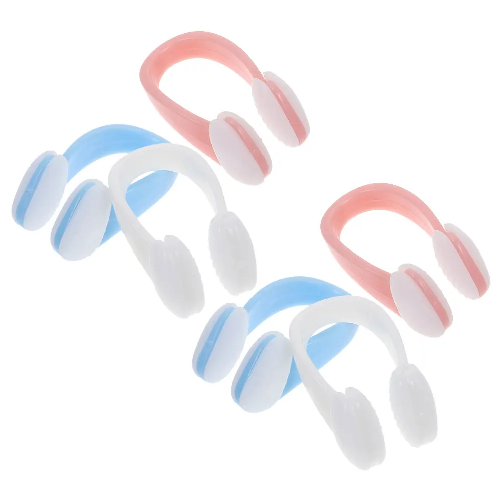 6pcs Swimming Nose Clip Soft Silicone Anti Choke Durable 3 Colors Adult Kids Diving Nose Plugs For Pool Water Sports
6pcs Swimming Nose Clip Soft Silicone Anti Choke Durable 3 Colors Adult Kids Diving Nose Plugs For Pool Water Sports