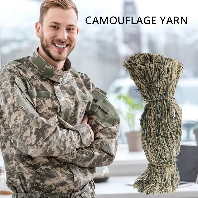 Нить Ghillie, камуфляжный костюм, нить, пряжа для охотничьей одежды, аксессуары для охотничьего снаряжения, невыцветающие швейные принадлежности, материал для 
Нить Ghillie, камуфляжный костюм, нить, пряжа для охотничьей одежды, аксессуары для охотничьего снаряжения, невыцветающие швейные принадлежности, материал для