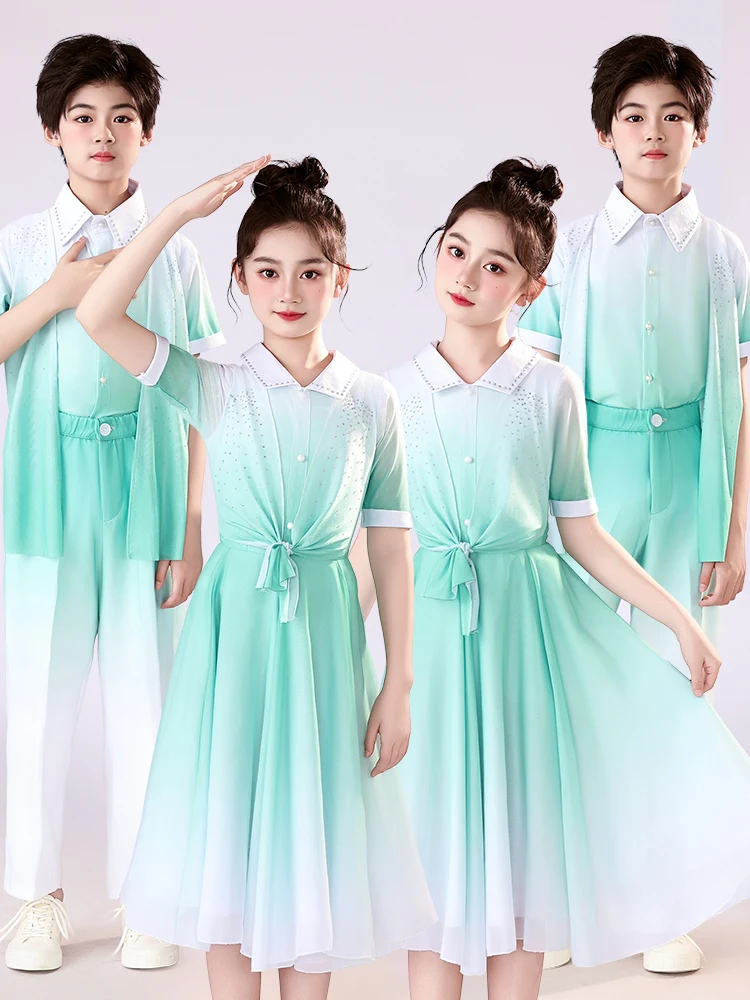 Children's Day Chorus Performance Outfit Nationatic Red Song Speech Cetition Costume Traditional Ethnic Stage Clothing
Children's Day Chorus Performance Outfit Nationatic Red Song Speech Cetition Costume Traditional Ethnic Stage Clothing
