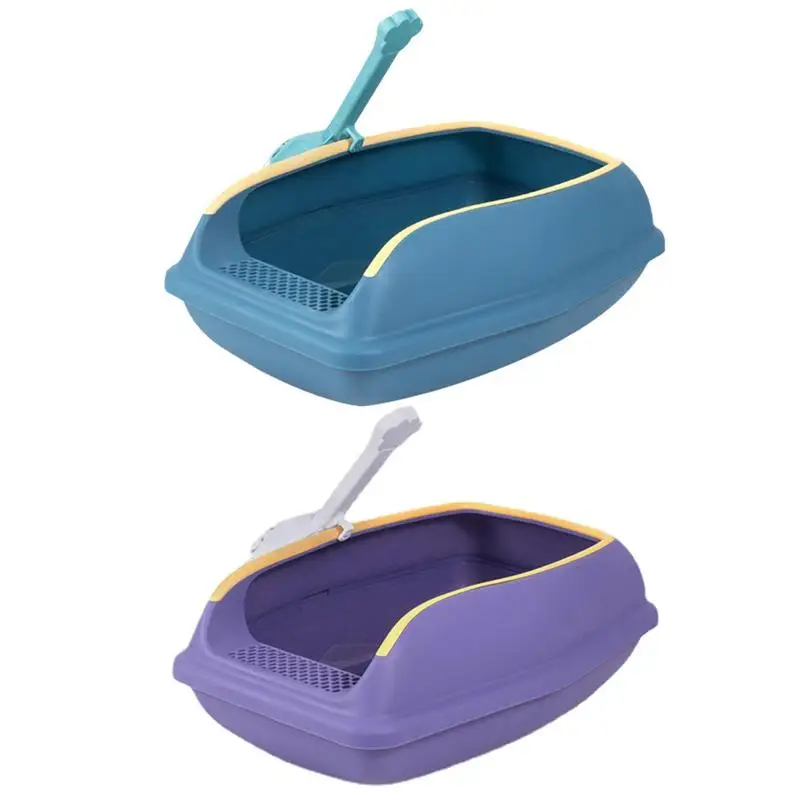 Semi Enclosed Litter Box With High Sides Toilet Tray Semienclosed Large Space Anti Splash Cats Litter Box Eco Friendly Cat Suppy
Semi Enclosed Litter Box With High Sides Toilet Tray Semienclosed Large Space Anti Splash Cats Litter Box Eco Friendly Cat Suppy