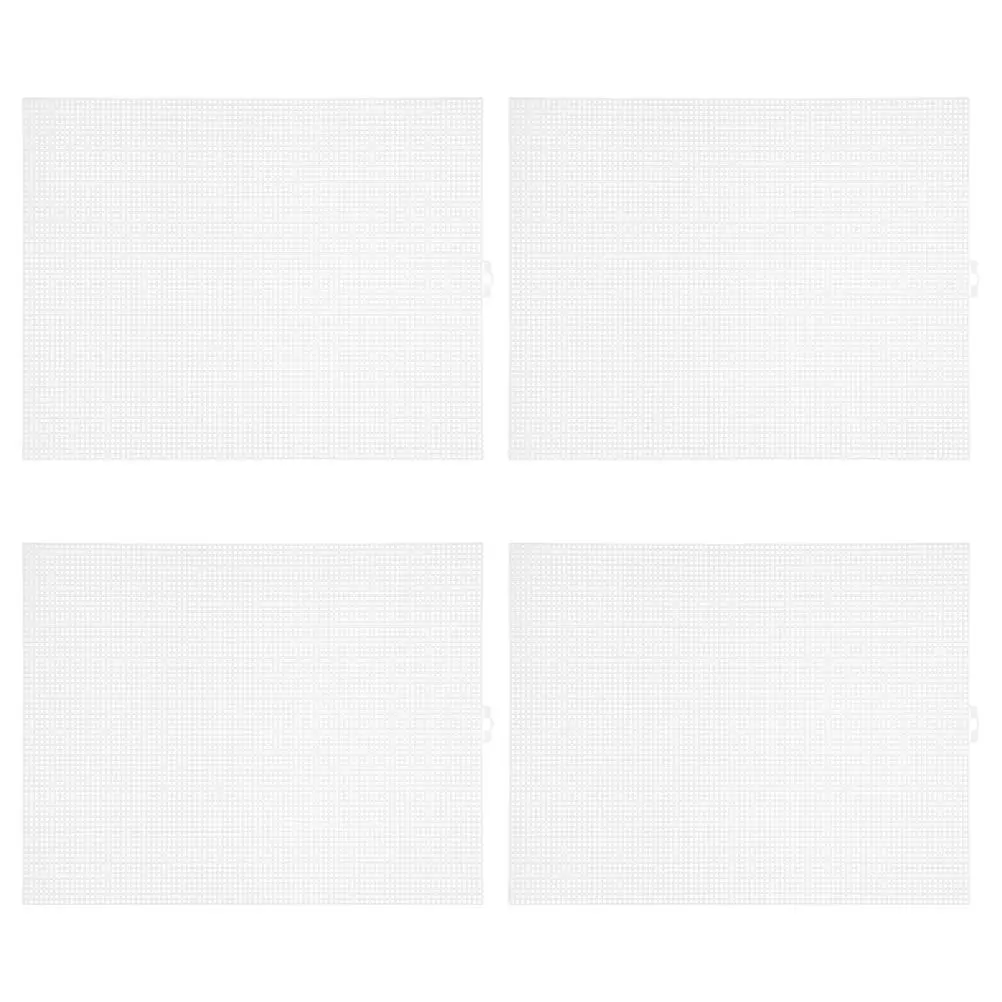 4Pcs Cross Stitch Mesh Plastic Canvas Sheets 26x33.5cm Blank Plastic Grid for DIY Embroidery Craft Needlework Supplies
4Pcs Cross Stitch Mesh Plastic Canvas Sheets 26x33.5cm Blank Plastic Grid for DIY Embroidery Craft Needlework Supplies