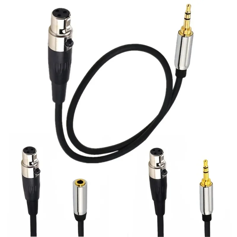 3.5MM Stereo Audio Mini XLR Female 1/8 "TRS To 3 Pin Mini XLR Female Headphone Audio Cable
3.5MM Stereo Audio Mini XLR Female 1/8 "TRS To 3 Pin Mini XLR Female Headphone Audio Cable