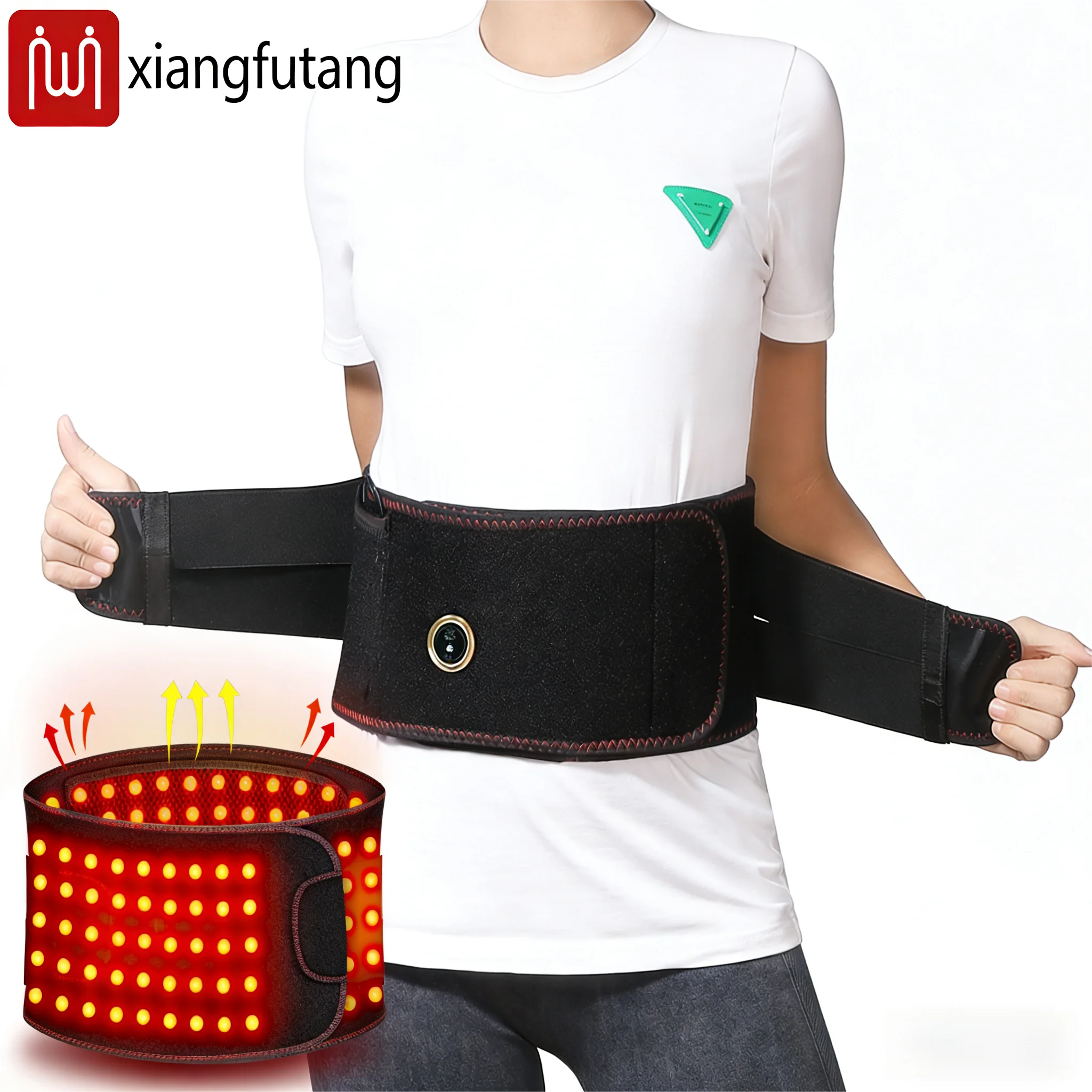 Red Light Electric Heating Lumbar Belt Vibration Massager Eases Vertebrae Pain Fatigue Injury Physiotherapy Muscle Relaxation
Red Light Electric Heating Lumbar Belt Vibration Massager Eases Vertebrae Pain Fatigue Injury Physiotherapy Muscle Relaxation