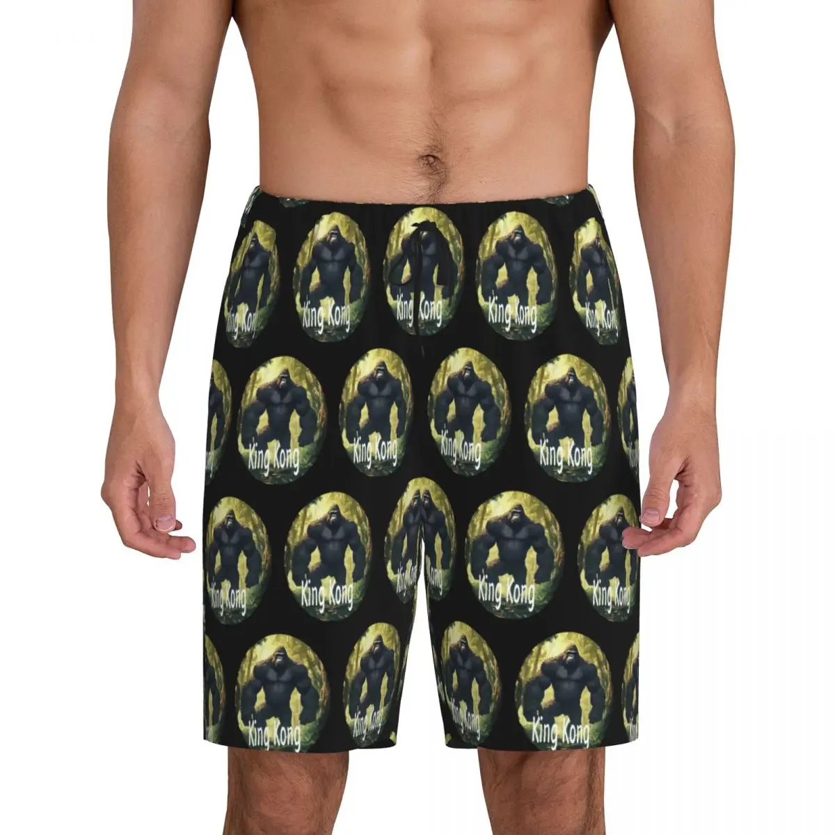 Мужские шорты для сна Custom King Kong - King Kong Movies Short Pajama Pants, пижамные шорты, шорты для отдыха, штаны для сна
Мужские шорты для сна Custom King Kong - King Kong Movies Short Pajama Pants, пижамные шорты, шорты для отдыха, штаны для сна