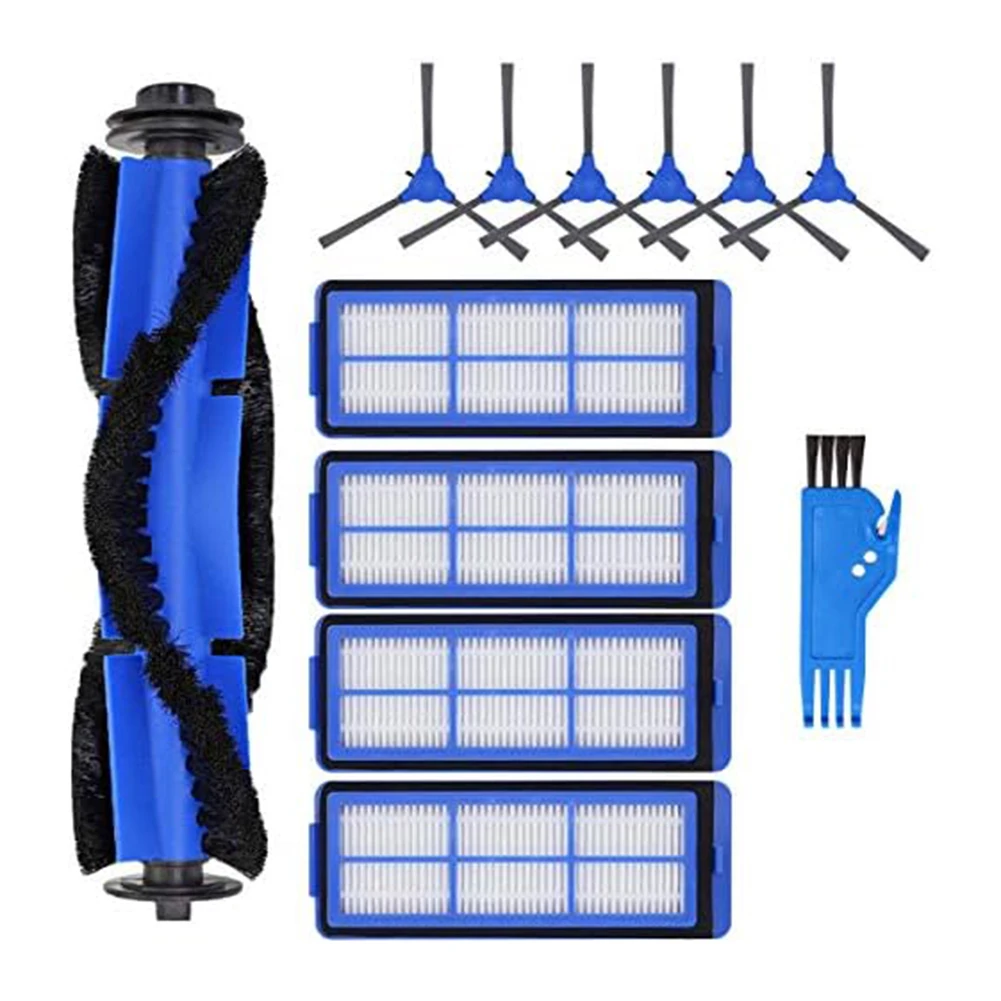 Набор из 12 шт. для EUFY ROBOVAC 11S Max, 15C Max, 30C Max: основная щетка, боковая щетка, фильтр — запасные части для пылесоса
Набор из 12 шт. для EUFY ROBOVAC 11S Max, 15C Max, 30C Max: основная щетка, боковая щетка, фильтр — запасные части для пылесоса