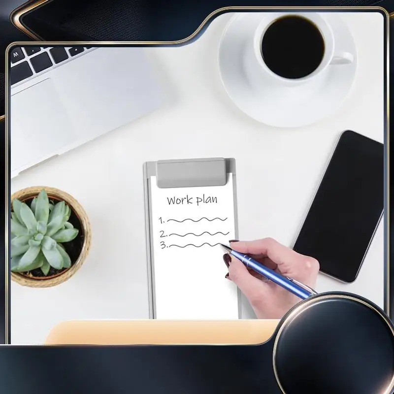 4 Piece Mini Clipboard A7 Size Pocket Clipboard 9.4 X 4.6 Inches Plastic Low Profile Clipboard For School Office
4 Piece Mini Clipboard A7 Size Pocket Clipboard 9.4 X 4.6 Inches Plastic Low Profile Clipboard For School Office