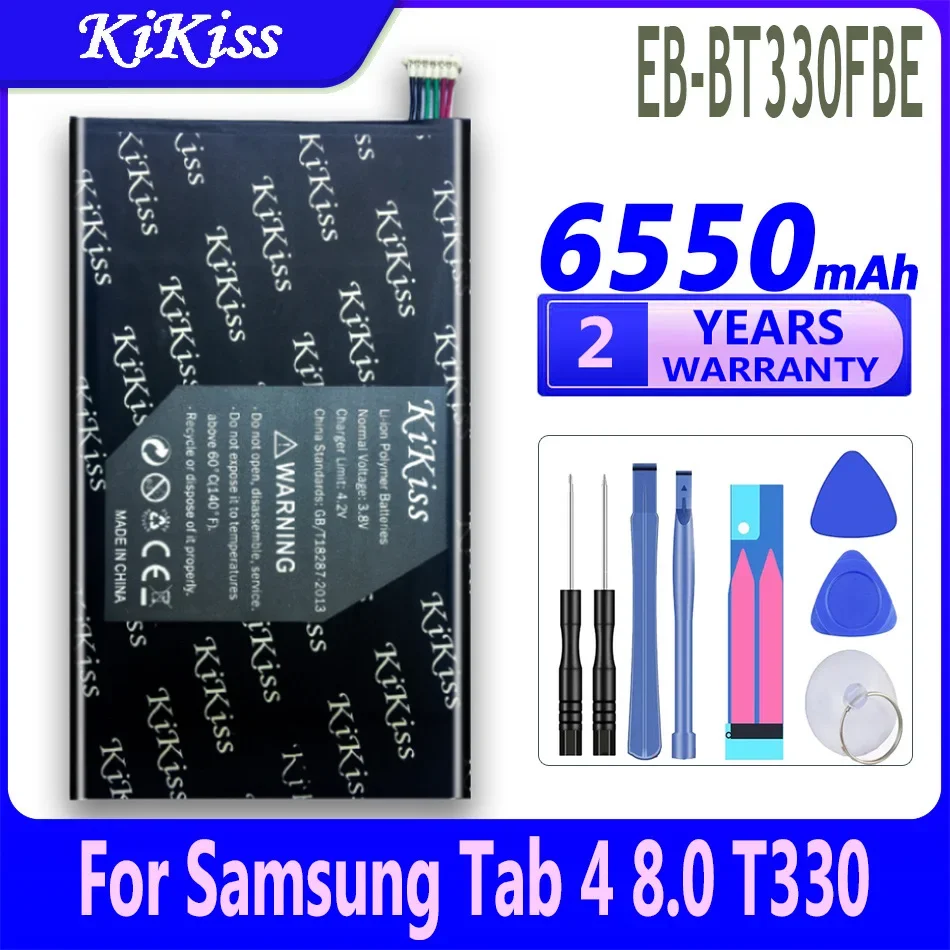 Аккумулятор большой емкости на 6550 мА · ч для Samsung GALAXY Tab 4 8,0 SM-T330 T331 T331C T335, литий-ионные полимерные батареи
Аккумулятор большой емкости на 6550 мА · ч для Samsung GALAXY Tab 4 8,0 SM-T330 T331 T331C T335, литий-ионные полимерные батареи