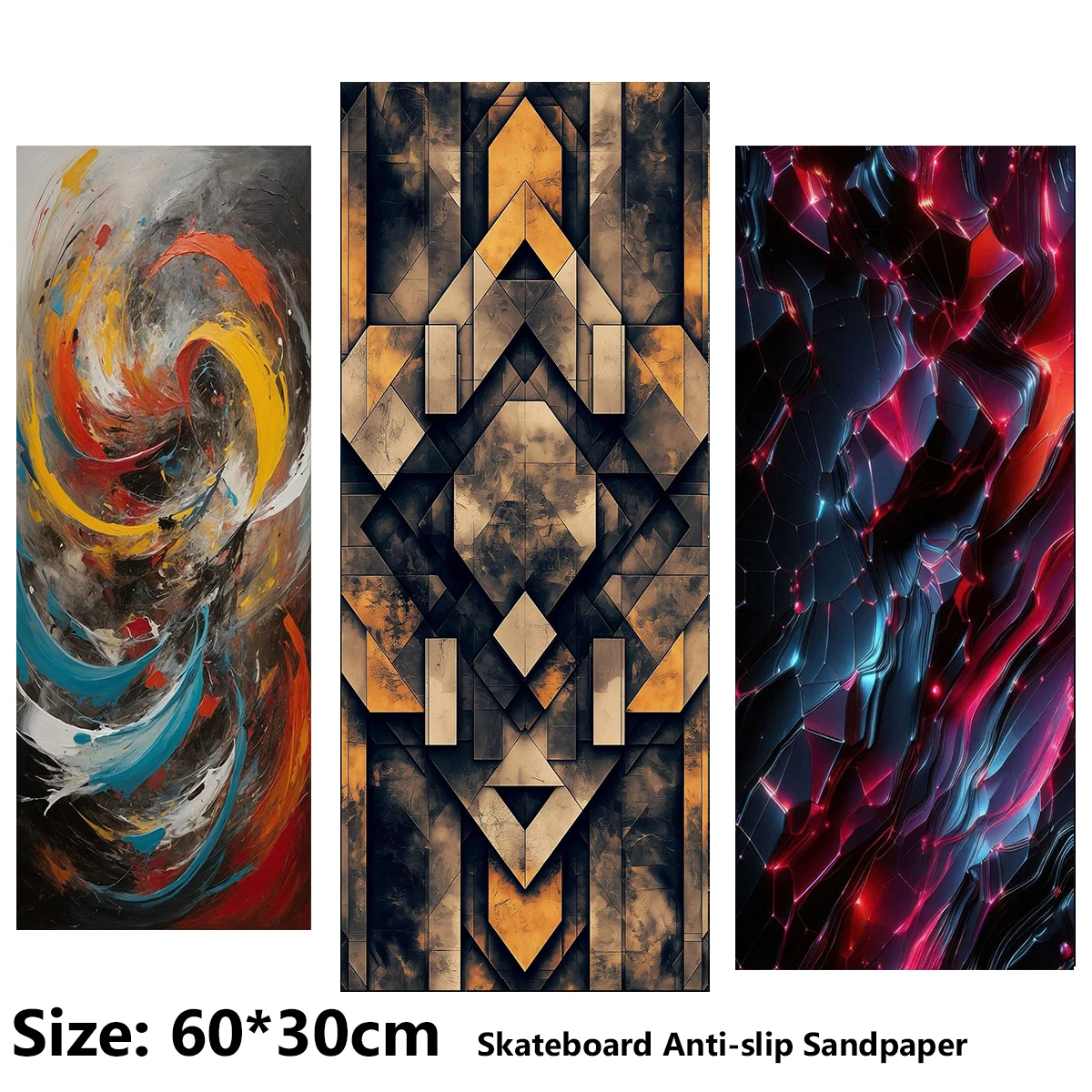 ElecStric Scooter Anti-slip Sticker Sandpaper Skateboard Grip Tape Sheet 60*30cm Cool Graffiti Rock Pattern
ElecStric Scooter Anti-slip Sticker Sandpaper Skateboard Grip Tape Sheet 60*30cm Cool Graffiti Rock Pattern
