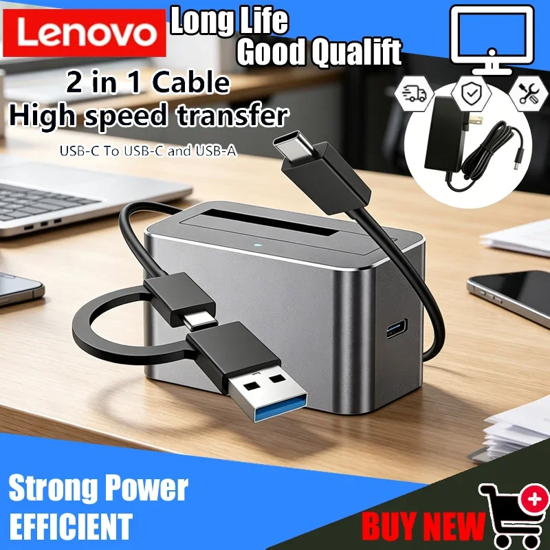 Lenovo 2.5/3.5 Inch SAS/SATA Hard Drive Enclosure, USB 3.0 High-Speed Portable External HDD Docking Station
Lenovo 2.5/3.5 Inch SAS/SATA Hard Drive Enclosure, USB 3.0 High-Speed Portable External HDD Docking Station