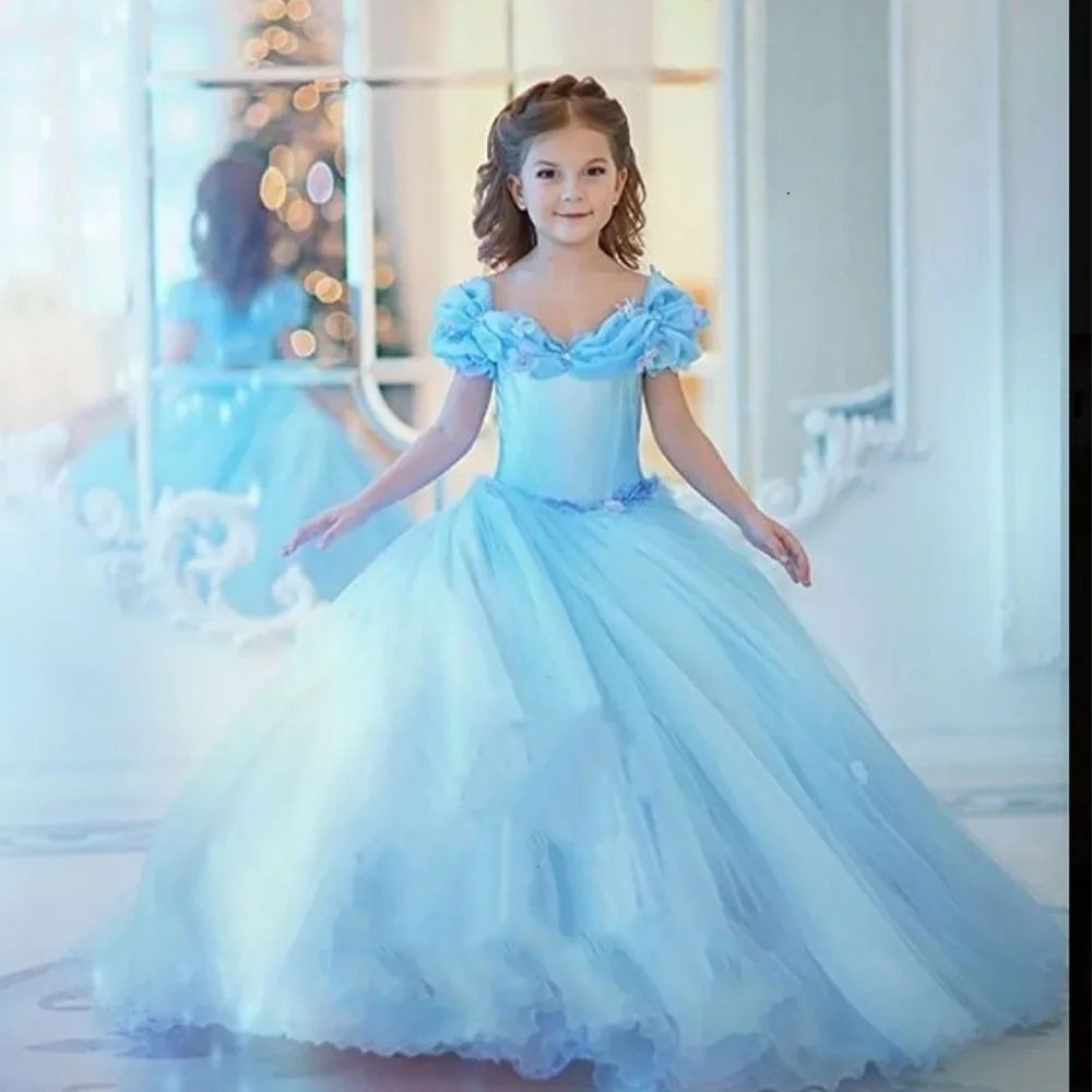 CustomizedSky Blue Flower Girl Dresses Party With Soft Tulle Princess First Communion Birthday Wedding Prom Party Customization
CustomizedSky Blue Flower Girl Dresses Party With Soft Tulle Princess First Communion Birthday Wedding Prom Party Customization