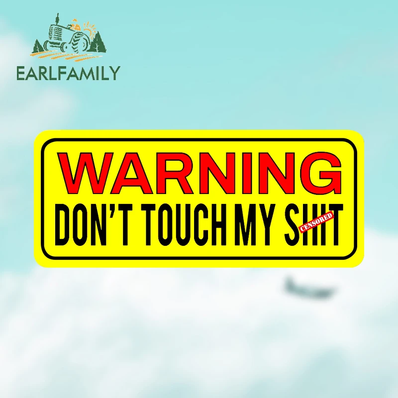 EARLFAMILY Do Not Touch My Shit Waterproof Decal DIY Anime Personality Car Stickers Scratch-proof Computer Case Decoration 
EARLFAMILY Do Not Touch My Shit Waterproof Decal DIY Anime Personality Car Stickers Scratch-proof Computer Case Decoration