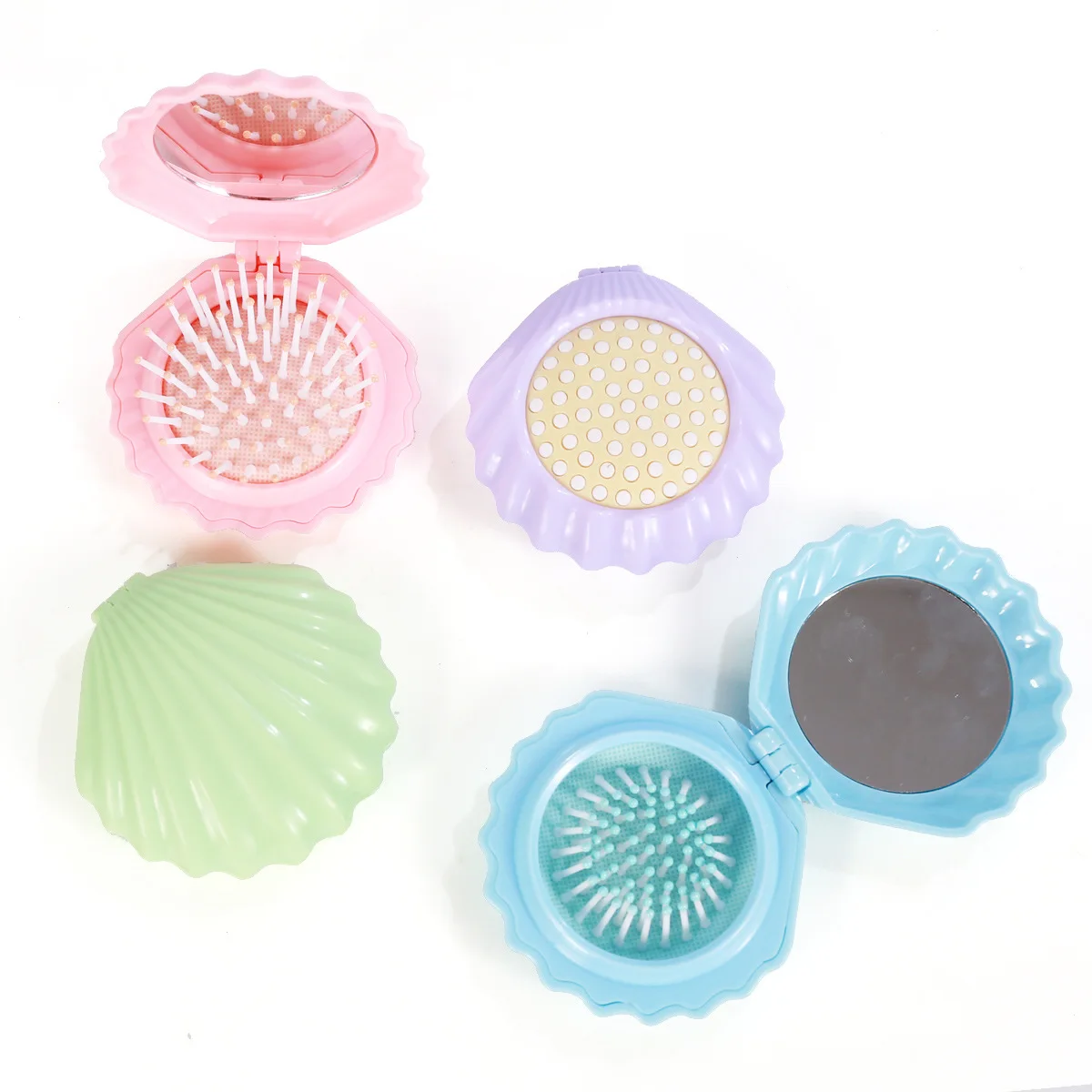 Mini Seashells Shape Hair Comb With Folding Mirror Traveling Portable Massage Folding Comb Women Girl Hair Brush Styling Tools
Mini Seashells Shape Hair Comb With Folding Mirror Traveling Portable Massage Folding Comb Women Girl Hair Brush Styling Tools