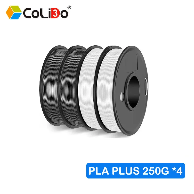 Filament COLIDO PLA Pro 250 г 1,75 мм 3D-нить PLA Plus легкая печать для FDM 3D-принтера 3D-печать пластик 4 шт./компл.
Filament COLIDO PLA Pro 250 г 1,75 мм 3D-нить PLA Plus легкая печать для FDM 3D-принтера 3D-печать пластик 4 шт./компл.