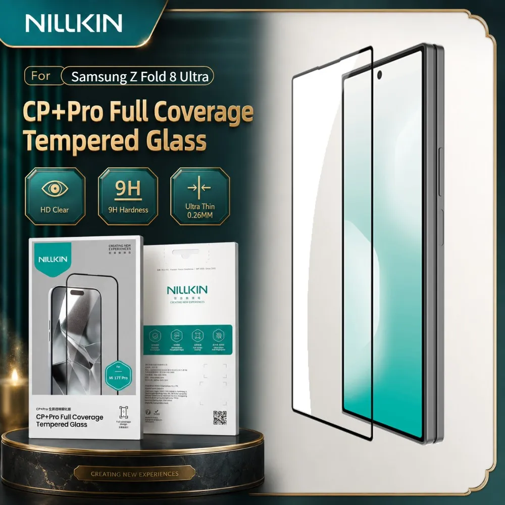 NILLKIN Tempered Glass For Samsung Galaxy Z Fold 8 Ultra 7 6 Fold8 Protector Film Oleophobic Coating FM5002
NILLKIN Tempered Glass For Samsung Galaxy Z Fold 8 Ultra 7 6 Fold8 Protector Film Oleophobic Coating FM5002
