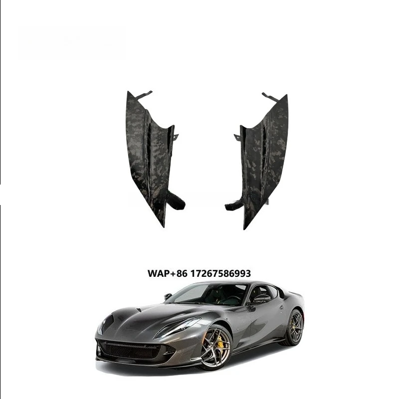Dry Carbon Fiber Front Light air Vents Top Head Light Trim for Ferrari 812 Superfast 2017-2020
Dry Carbon Fiber Front Light air Vents Top Head Light Trim for Ferrari 812 Superfast 2017-2020