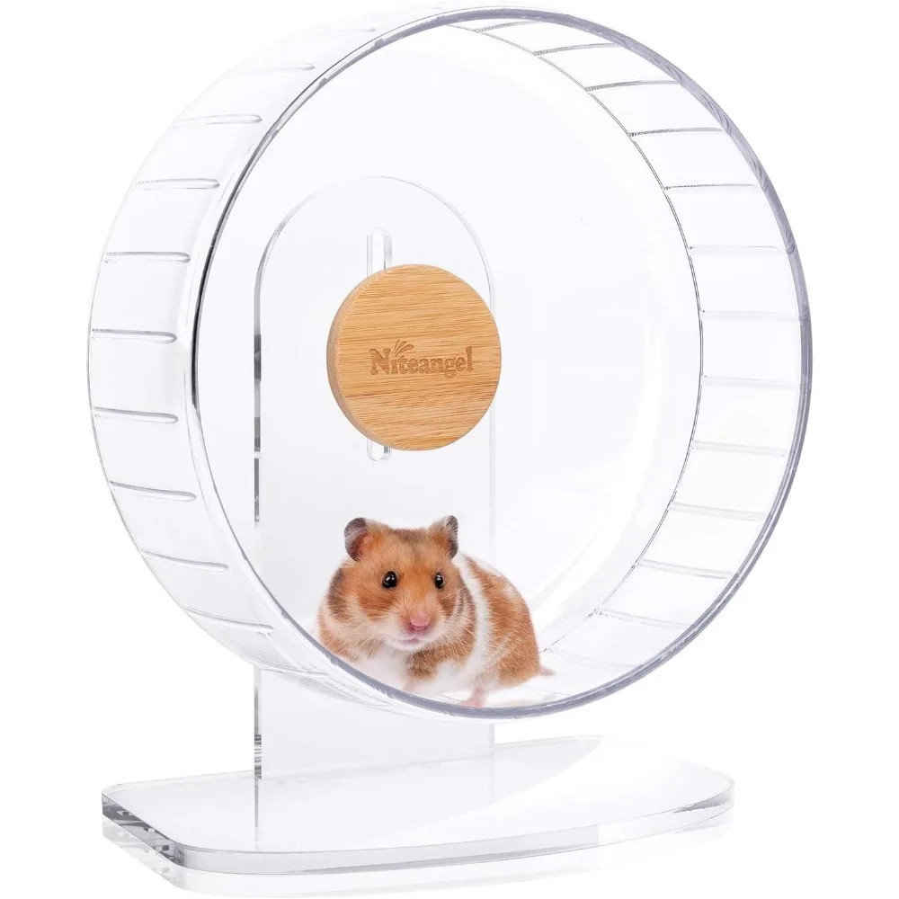 Super Silent 10" Hamster Wheel – Adjustable Quiet Running Wheel for Hamsters, Gerbils & Mice (Transparent)
Super Silent 10" Hamster Wheel – Adjustable Quiet Running Wheel for Hamsters, Gerbils & Mice (Transparent)