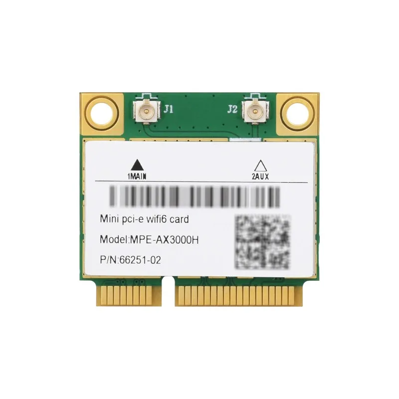 Waveshare Wireless MINIPCIE AX210 NIC, Gigabit Tri-Band Wi-Fi 6E, 802.11AX Standard, Bluetooth 5.3
Waveshare Wireless MINIPCIE AX210 NIC, Gigabit Tri-Band Wi-Fi 6E, 802.11AX Standard, Bluetooth 5.3