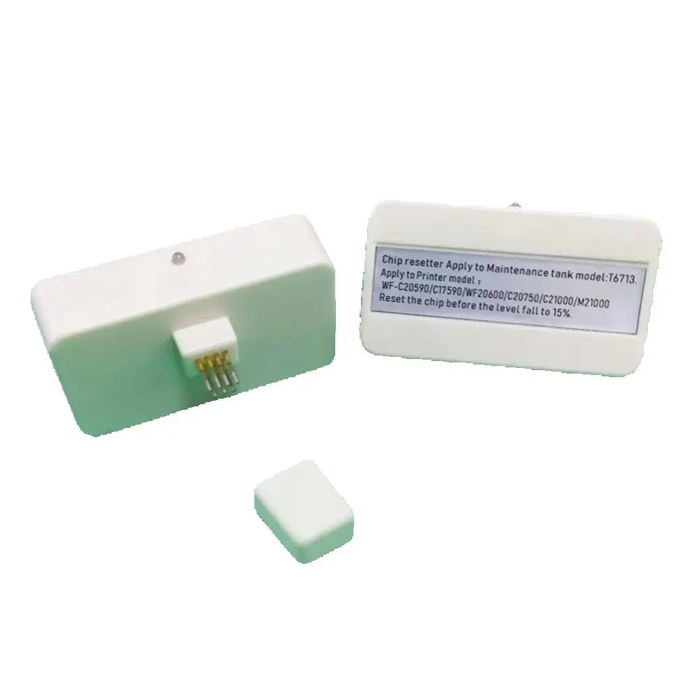 T6713 Устройство сброса чипа резервуара для обслуживания Epson WF-C17590 WF-C20590 WF-C20750 WF-M20590 WF-M2100 Устройство сброса чипа резервуара для отходов
T6713 Устройство сброса чипа резервуара для обслуживания Epson WF-C17590 WF-C20590 WF-C20750 WF-M20590 WF-M2100 Устройство сброса чипа резервуара для отходов