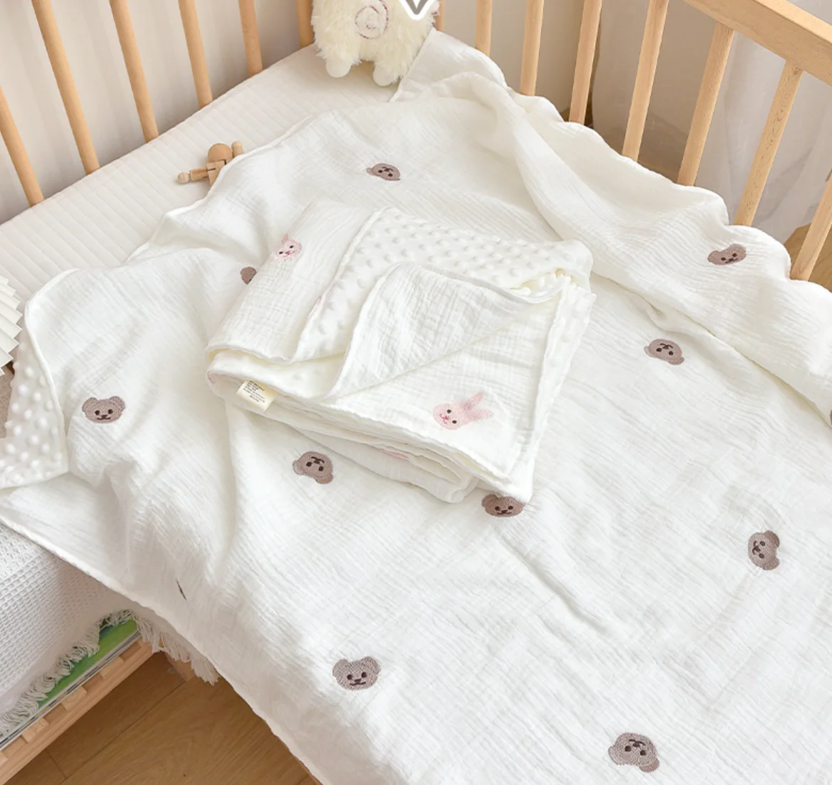 Baby Blanket Boys Girls Newborn 4 Layer Muslin Swaddle Blanket Soft Baby Receiving Blanket Sleep Cover Toddler Comforter Stuff
Baby Blanket Boys Girls Newborn 4 Layer Muslin Swaddle Blanket Soft Baby Receiving Blanket Sleep Cover Toddler Comforter Stuff