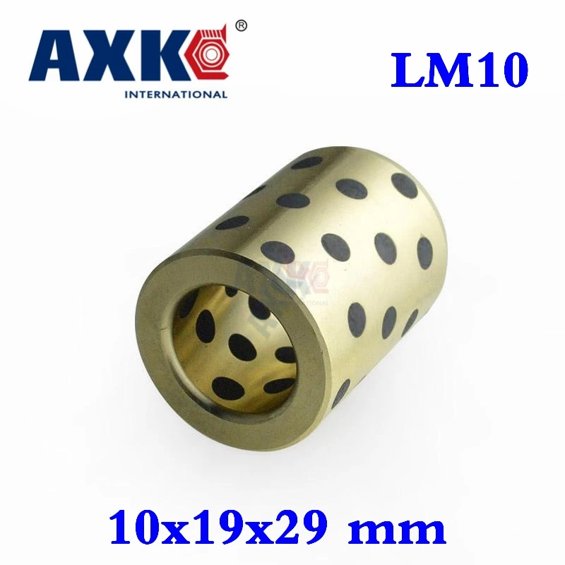 4pcs LM10UU Linear Bearings Set 10x19x29mm Graphite Copper Self-Lubricating Oil Bushing JDB for Hardware Tools
4pcs LM10UU Linear Bearings Set 10x19x29mm Graphite Copper Self-Lubricating Oil Bushing JDB for Hardware Tools