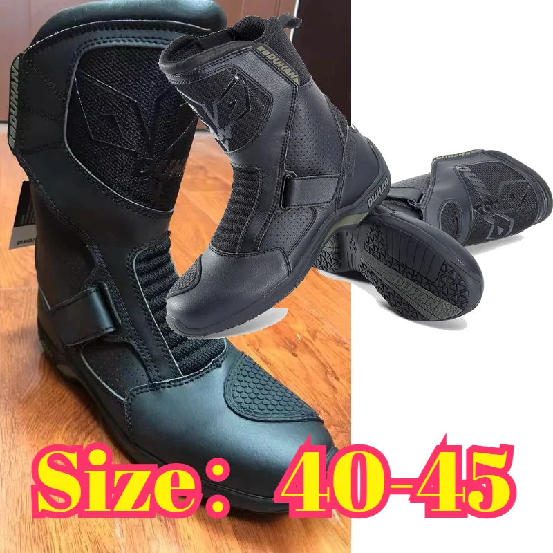Motorcycle Boots Men Riding Shoes Mid-Calf Summer Motorbike Breathable Reflective Motocross Racing Thick Sole Protection Safety
Motorcycle Boots Men Riding Shoes Mid-Calf Summer Motorbike Breathable Reflective Motocross Racing Thick Sole Protection Safety