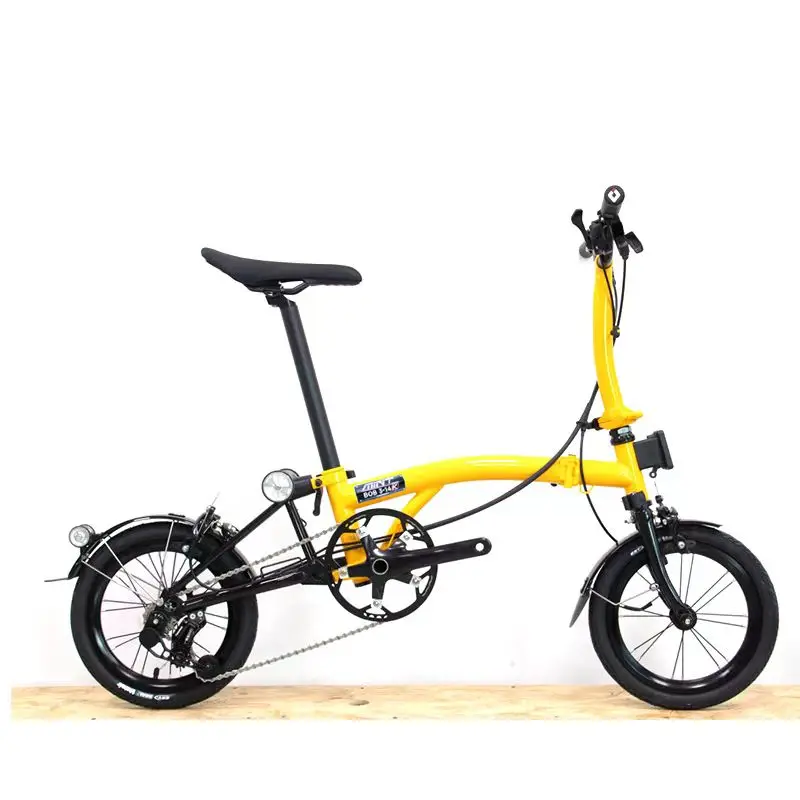 MINT 14-inch CR-MO folding bicycle 3-speed three-fold bicycle
MINT 14-inch CR-MO folding bicycle 3-speed three-fold bicycle
