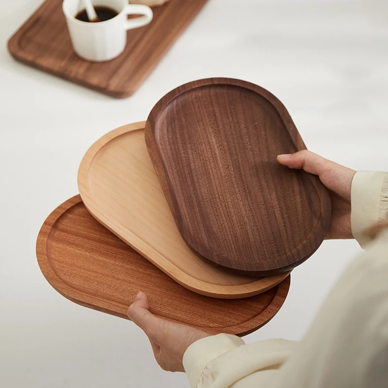 High Quality Wooden Serving Tray Walnut Coffee Tray Saucer Tea Dessert Sushi Fruit Plate Storage Pallet Kitchen Accessories
High Quality Wooden Serving Tray Walnut Coffee Tray Saucer Tea Dessert Sushi Fruit Plate Storage Pallet Kitchen Accessories