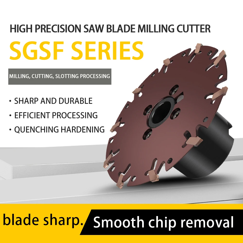 SGSF2 SGSF3 CNC GFN/GSFN milling tool three-sided edge milling cutter T-slot milling cutter side milling grooving cutter
SGSF2 SGSF3 CNC GFN/GSFN milling tool three-sided edge milling cutter T-slot milling cutter side milling grooving cutter
