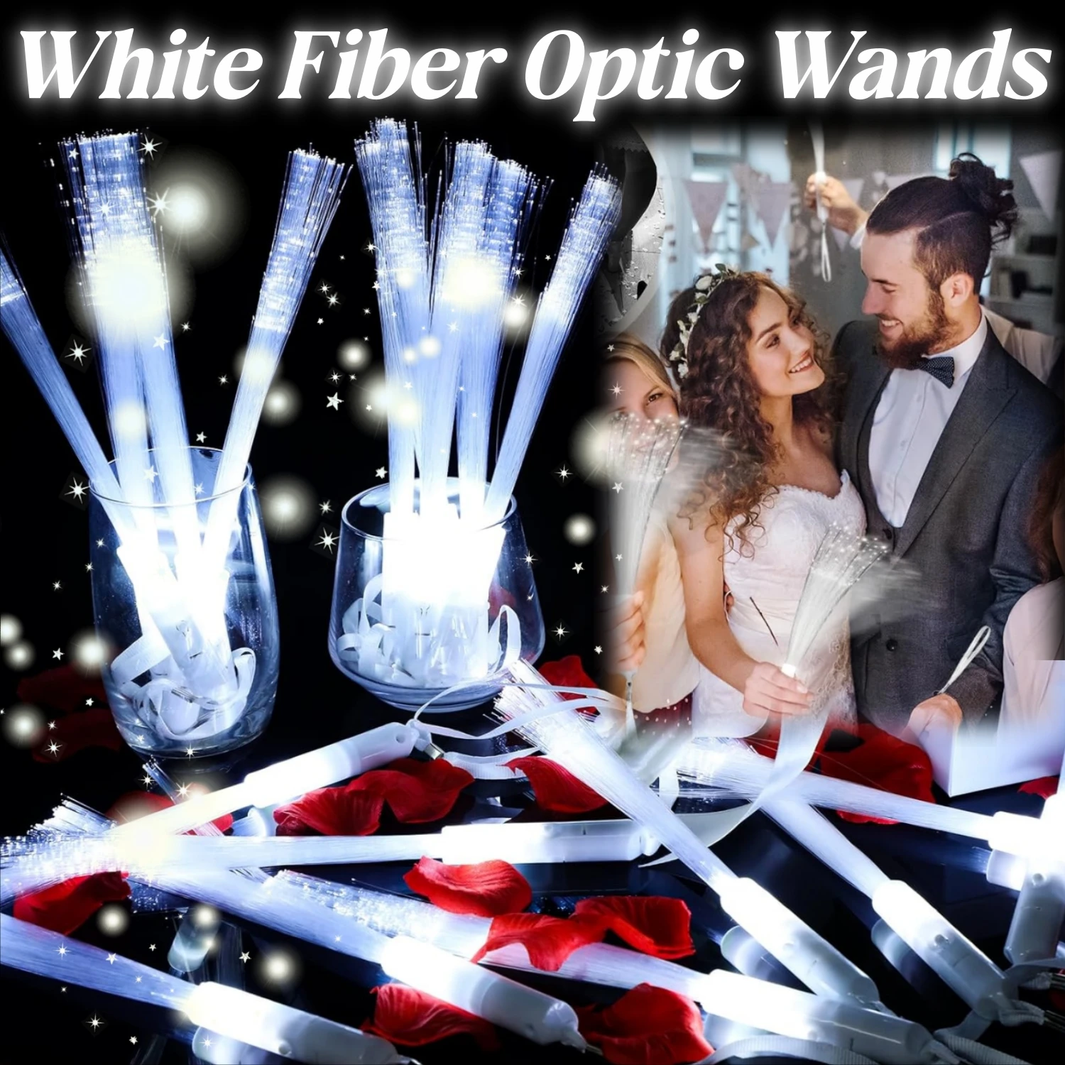 Fiber Optic Lights Glow Sticks Bulk Party Pack Fiber Optic Wand Wedding Send Off White Glow Sticks Wedding Wand fiber optic wand
Fiber Optic Lights Glow Sticks Bulk Party Pack Fiber Optic Wand Wedding Send Off White Glow Sticks Wedding Wand fiber optic wand