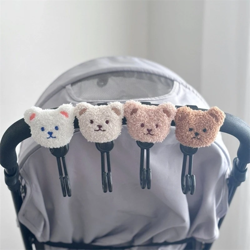 Baby Stroller Double Hook Cartoon Bear Baby Stroller Hanger Cart Hook and Loop Fastener Stroller Accessories
Baby Stroller Double Hook Cartoon Bear Baby Stroller Hanger Cart Hook and Loop Fastener Stroller Accessories