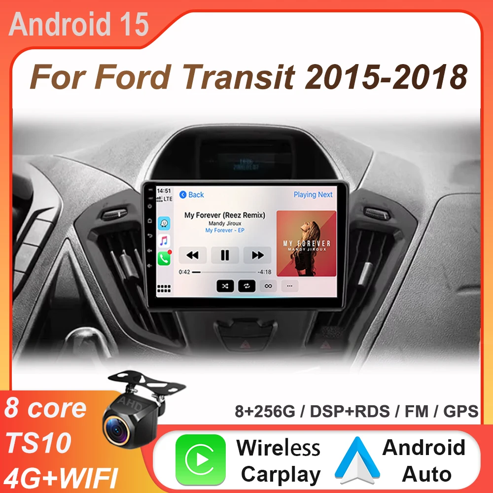Android 15 Auto For Ford Transit 2015 2016 2017 2018 Car radio GPS navigation Stereo video Multimedia Player 2Din DVD Head Unit
Android 15 Auto For Ford Transit 2015 2016 2017 2018 Car radio GPS navigation Stereo video Multimedia Player 2Din DVD Head Unit