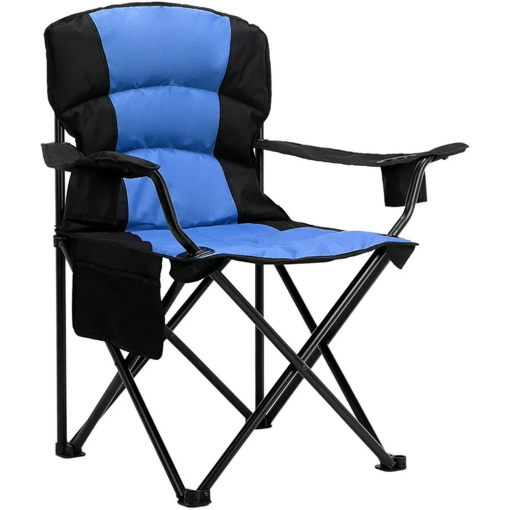 Oversized Camping Chair Folding Heavy Duty Quad Outdoor Large Lawn Chairs Portable Support 400 lbs Padded Thicken Oxford with Ar
Oversized Camping Chair Folding Heavy Duty Quad Outdoor Large Lawn Chairs Portable Support 400 lbs Padded Thicken Oxford with Ar