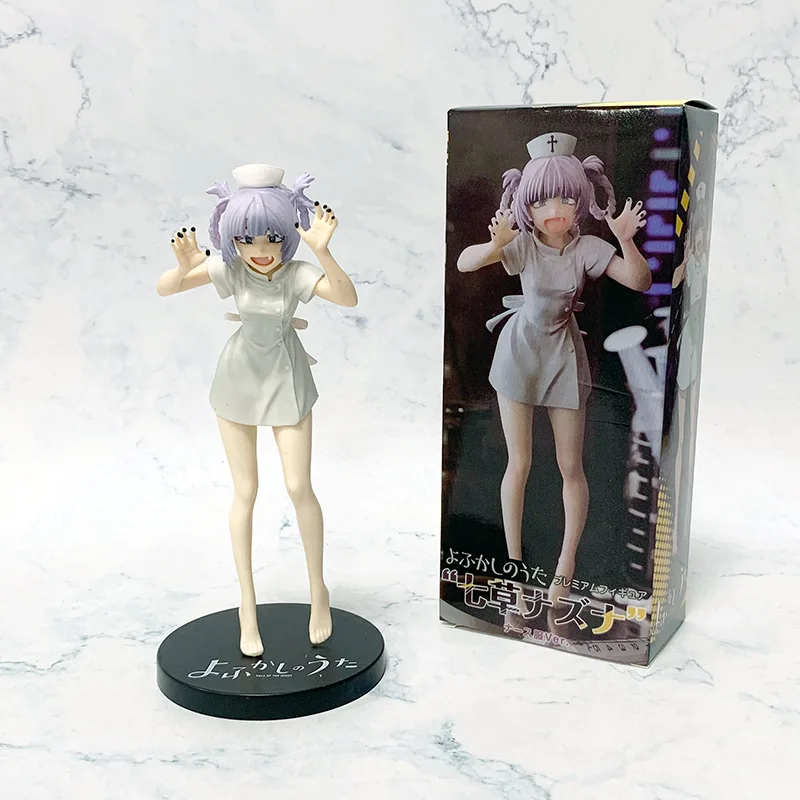 18cm Call Of The Night Anime Figures Nanakusa Nazuna Vampire Nurse Sexy Action Figure Collection Model Doll Ornaments Toys Gift
18cm Call Of The Night Anime Figures Nanakusa Nazuna Vampire Nurse Sexy Action Figure Collection Model Doll Ornaments Toys Gift