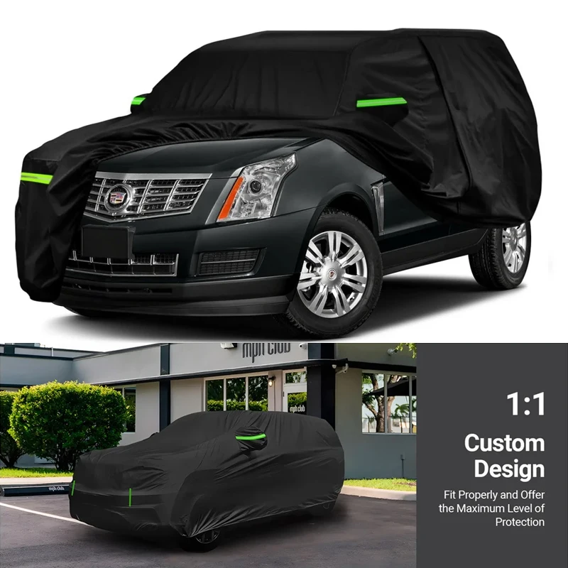 210T Waterproof Car Covers Custom Fit For Cadillac SRX 2003-2016 All Weather With Zipper Door Snow Rain Dust Hail Protection
210T Waterproof Car Covers Custom Fit For Cadillac SRX 2003-2016 All Weather With Zipper Door Snow Rain Dust Hail Protection