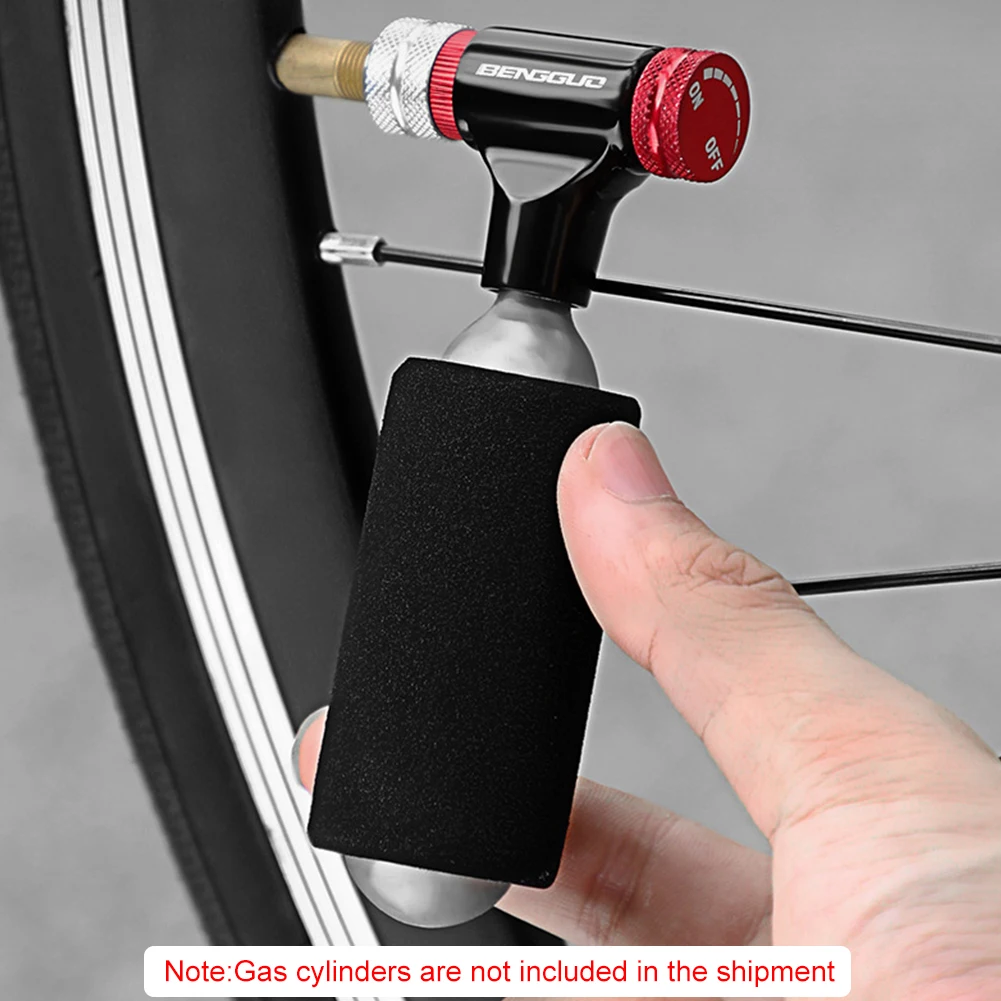 CO2 Bicycle Tire Inflator CO2 Bicycle Pump Schrader & Presta CO2 Pumps Inflator Head Mini Bike CO2 Injector for MTB Road Bike
CO2 Bicycle Tire Inflator CO2 Bicycle Pump Schrader & Presta CO2 Pumps Inflator Head Mini Bike CO2 Injector for MTB Road Bike