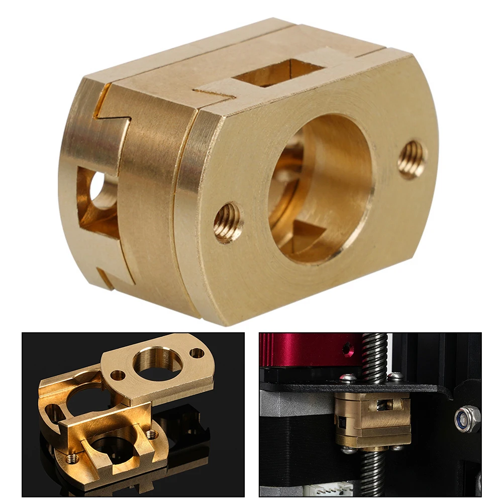 Z-axis Screw Coupler For Various PRINTER Models Including For ENDER For T8 Screw Rods For VZBOT For BLV For CR10
Z-axis Screw Coupler For Various PRINTER Models Including For ENDER For T8 Screw Rods For VZBOT For BLV For CR10