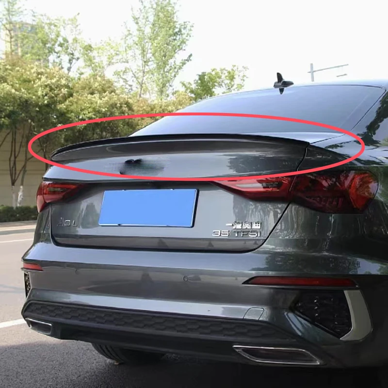 Suitable for Audi A3 S3 RS3 S rear trunk lid spoiler fender carbon black sports modification parts 2021, 2022, 2023, 2024
Suitable for Audi A3 S3 RS3 S rear trunk lid spoiler fender carbon black sports modification parts 2021, 2022, 2023, 2024