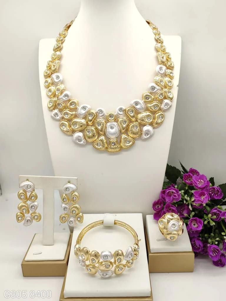 The Latest Luxury Hotsale Two Tone Italian Jewelry set Charming llaveros Collar Pulseras pin Pendient tentacles Anillo 4PC Set
The Latest Luxury Hotsale Two Tone Italian Jewelry set Charming llaveros Collar Pulseras pin Pendient tentacles Anillo 4PC Set