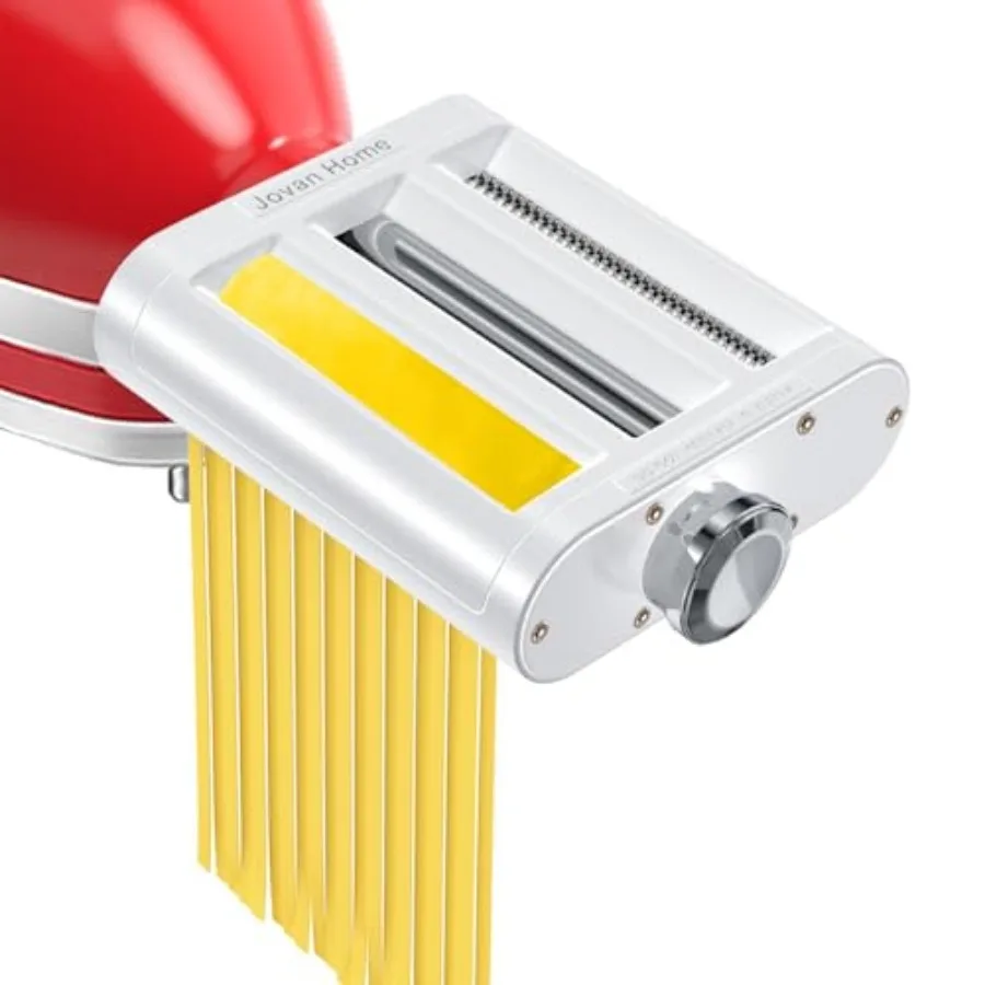 Pasta Maker Attachment for KitchenAid Stand Mixers 3 in 1 Set Includes Pasta Roller Spaghetti Cutter and Fettuccine Cutter Past
Pasta Maker Attachment for KitchenAid Stand Mixers 3 in 1 Set Includes Pasta Roller Spaghetti Cutter and Fettuccine Cutter Past
