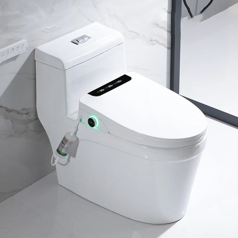 Luxury Floor Mounted Ceramic Smart Toilet Commode Water Closet Toilet Automatic Instant Heated Seat Bathroom Smart Toilets
Luxury Floor Mounted Ceramic Smart Toilet Commode Water Closet Toilet Automatic Instant Heated Seat Bathroom Smart Toilets