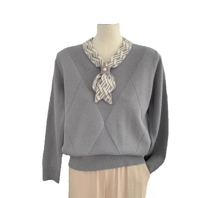 Осень-зима женский свитер с круглым вырезом 2026 новая мода свободный повседневный трикотаж галстук-бабочка чистый цвет красная верхняя одежда женская
Осень-зима женский свитер с круглым вырезом 2026 новая мода свободный повседневный трикотаж галстук-бабочка чистый цвет красная верхняя одежда женская